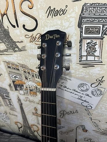 нардин часы: Акустическая гитара Dastan, форма корпуса дредноут с вырезом — 3