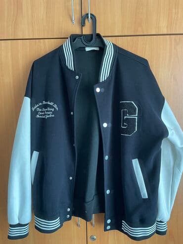 Бомбер, Осень-весна, Китай, С принтом, XL