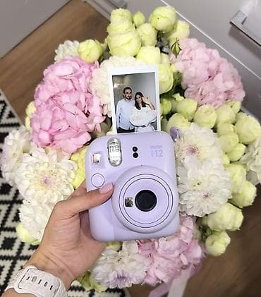 e mount: Instax Mini 12 — мгновенная камера в лавандовом цвете. Основные — 3