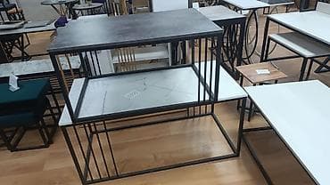 Эмерек: Журнальный стол в стиле лофт - Прямоугольная столешница: варианты — — 5