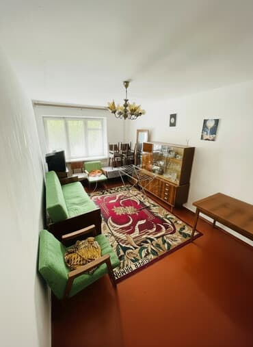 квартира 1 комнатная в аренду: 2 комнаты, 43 м², Индивидуалка, 1 этаж, Старый ремонт — 1