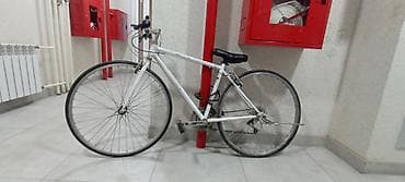 Спорт жана хобби: Городской велосипед с узкими колесами 28" (700C), легкая стальная рама — 1