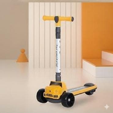 толокар зеленый: Детский самокат, Трёхколёсный — 2