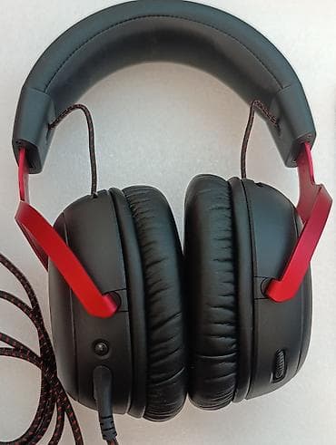 колонки и динамики: Проводные гарнитуры, HyperX, Б/у, цвет - Черный — 3