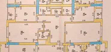 ихлас джал 15: 3 комнаты, 97 м², Элитка, 14 этаж, ПСО (под самоотделку) — 4