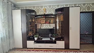 для телевизора: Стенка-шкаф, Тип стенки-шкафа: Модульная, Для зала, Б/у, Особенности: С отделением под телевизор — 1