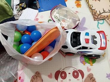 щенки питбуль: Большой набор детских игрушек и игр В составе: - Надувная/прыгающая — 4