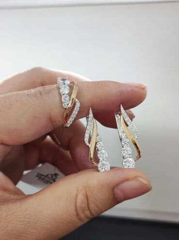 свадебные наборы ручной: Набор украшений, Проба 925, Женские, Новый — 2