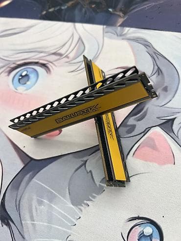 Оперативная память (RAM) для ПК, Б/у, Crucial, 16 ГБ, DDR3, 1600 МГц