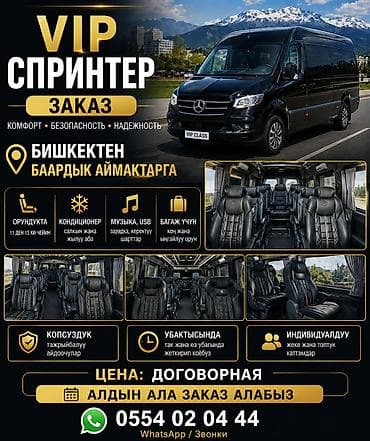 ubs express: БУС НА ЗАКАЗ. Пассажирский микроавтобус Mercedes‑Benz Sprinter - — 9