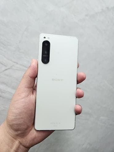 pixel fold: Sony Xperia 5 IV, Б/у, 128 ГБ, цвет - Белый, 1 SIM, 2 SIM — 1