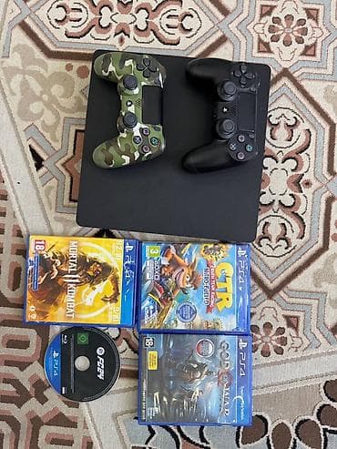 soni ps: Продаю PlayStation 4 slim 1 тб В отличном состянии Работает без — 2