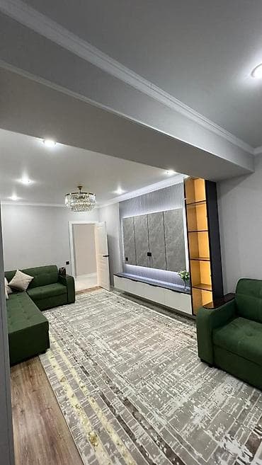 osh flats: 2 комнаты, 65 м², 8 этаж, Дизайнерский ремонт — 9
