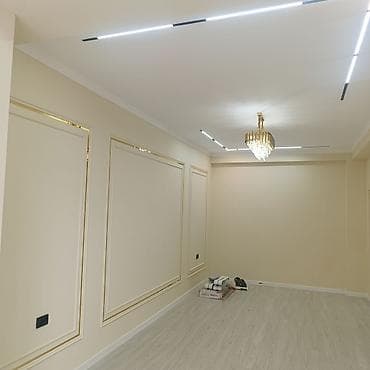 калонка в аренду: Современная отделка квартиры/комнаты в светлой бежевой гамме. - — 2