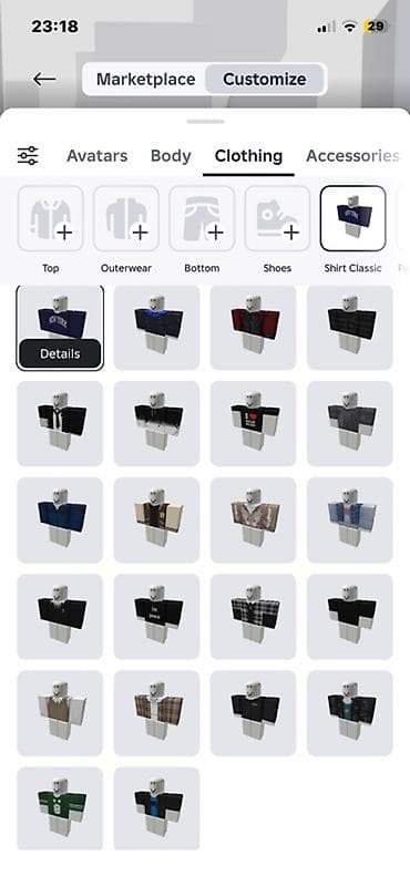 фоны для фото: Коллекция кастомных аватаров для Roblox - Готовые пресеты — 5