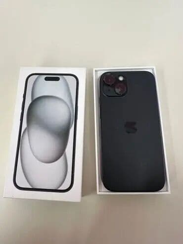 mini 4k: IPhone 15, Новый, 128 ГБ, Черный, Коробка, 100 % — 4