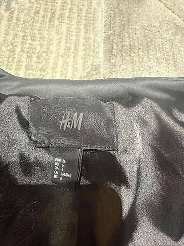 Жеке буюмдар: Женская шубка-жакет H&M (модель без воротника) - Бренд: H&M - — 3