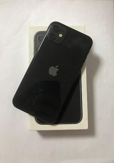 apple watch 1 цена бишкек: IPhone 11, Колдонулган, 64 ГБ, Кара, Куту, 75 % — 1
