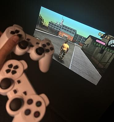 Проекторы: Универсальный проектор с играми и джойстиками + 19000игры 📺 Превращает — 4