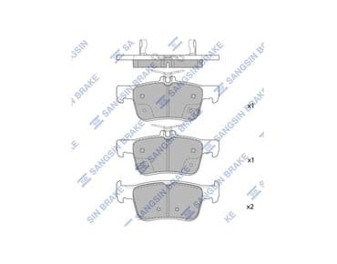 infinity: Задняя тормозная колодка Honda — 3