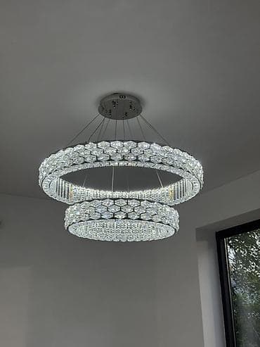 lumen lux: Новая подвесная светодиодная люстра с двумя кольцами купили две недели — 2