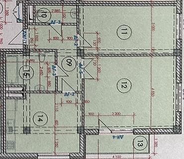 Недвижимость: 2 комнаты, 84 м², Элитка, 2 этаж, ПСО (под самоотделку) — 7