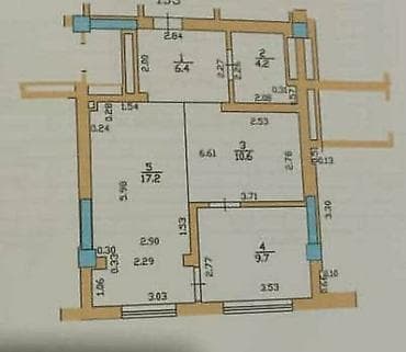 Квартиры: 2 комнаты, 48 м², Элитка, 12 этаж, Евроремонт — 1