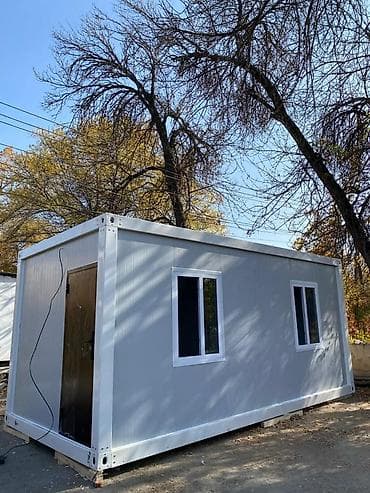 модульный офис: Модульный контейнерный дом/офис из сэндвич‑панелей. - Размер — 6