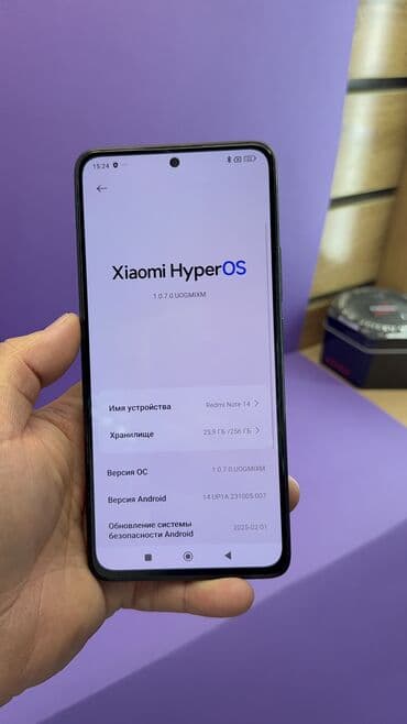 телефон поко x5: Redmi, Redmi Note 14, Б/у, 256 ГБ — 11