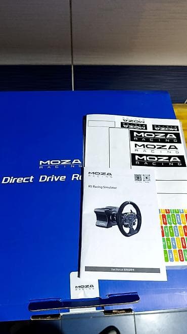 ps5 с играми: Симрейсинг-комплект MOZA r5 кокпит + рулевая база + 2- руля + педали + — 9