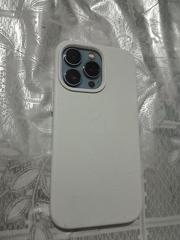 IPhone 13 Pro, Б/у, 128 ГБ, Голубой, Чехол, 62 %