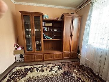 Дубал шкафтар: Стенка/гарнитур для гостиной из ламинированного ДСП с облицовкой под — 1