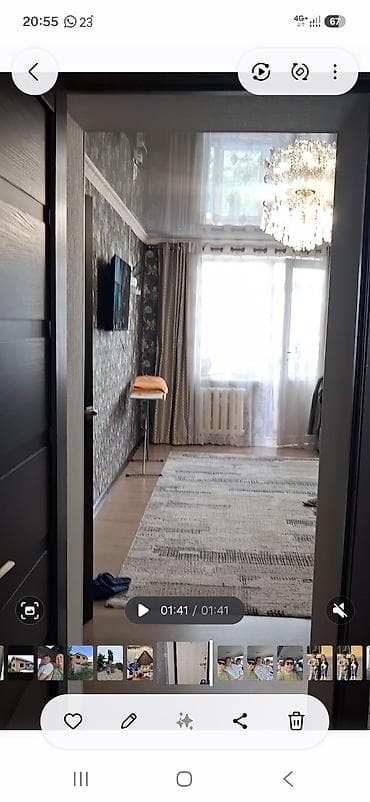квартира 2 к: 2 комнаты, 50 м², 3 этаж, Евроремонт — 1