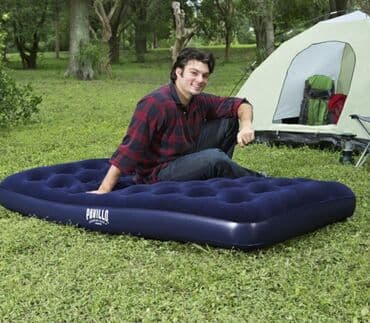 матрас кровать интекс: Надувной матрас bestway 67001 шириной 76см, серия flocked air bed — 1