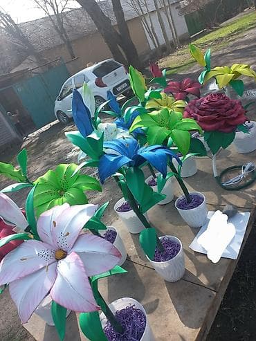 торшер красный: 🌸 Кооз декоративный гүлдөр сатылат 🌸 Изалондон жасалган кол эмгек гүл — 4