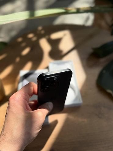 apple 9: IPhone 15 Pro, Новый, 256 ГБ, Black Titanium, Коробка, 91 % — 2