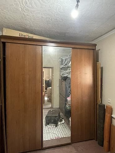 Шкаф купе, С зеркалом, Дерево
