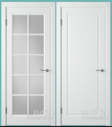 Межкомнатные двери в классическом стиле, белый цвет. - Два варианта