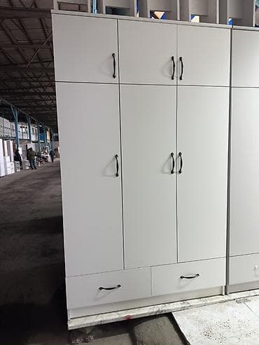 гардеробные системы: Шифоньер, шкаф для одежды, Новый, Прямой, ЛДСП — 4