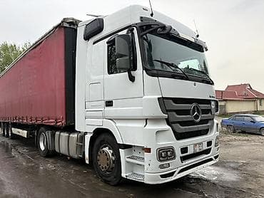 7a fe: Тягач, Mercedes-Benz, Тентованный — 1