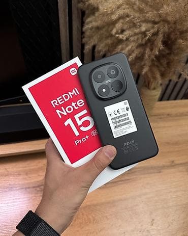 Redmi, Redmi Note 15 Pro Plus, 256 ГБ, цвет - Черный, 2 SIM