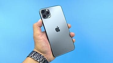 IPhone 11 Pro Max, Б/у, 64 ГБ, Серебристый, 100 %