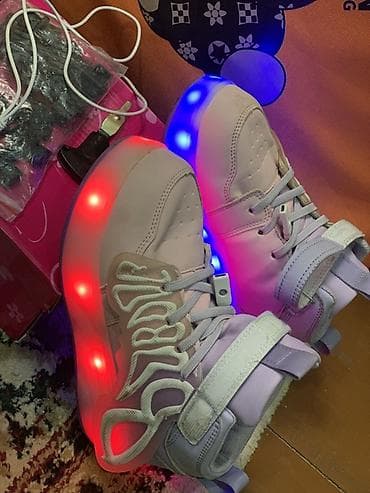 Угги: Светящиеся кеды для детей/Ролики 🛼подростков! Удобные подходит по 37 — 10