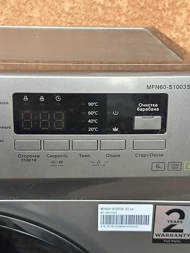 element 5: Состояние 🔥🔥🔥🔥🔥почти новыйСтиральная машина Midea MFN60-S1003S Slim - — 2