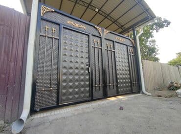 на железных номерах: Сварка | Ворота — 5