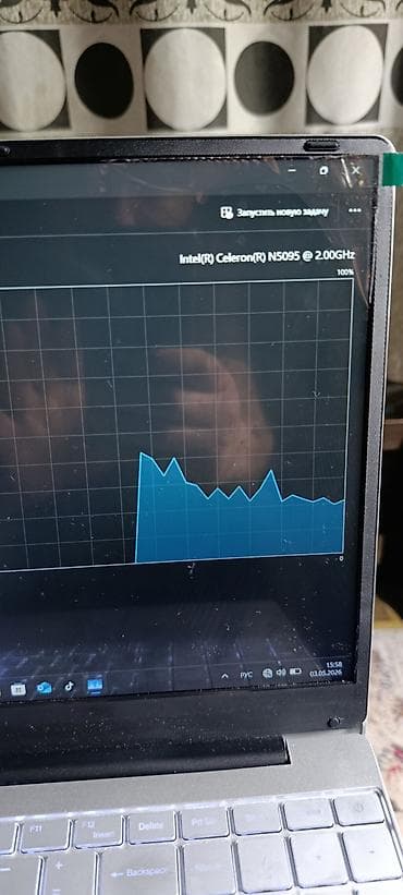 Ноутбук на базе Intel Celeron N5095 (4 ядра, базовая частота 2,0 ГГц — 4