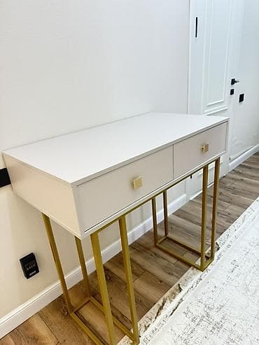 Бычуучу столдор: Консольный стол с двумя выдвижными ящиками Новый - Стиль — 2