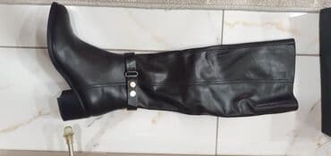 купить сапоги женские зимние кожаные италия: Сапоги, 37, Basconi, Новый, цвет - Черный, Самовывоз — 1