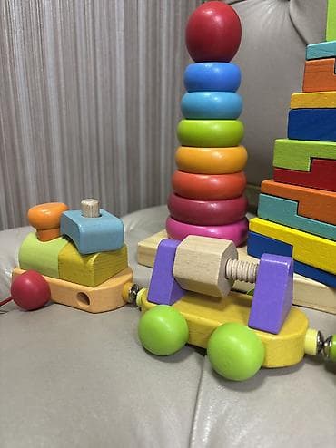 детские машины игрушки: Детский набор Полностью из дерево Качество наилучшее Машинки на — 4