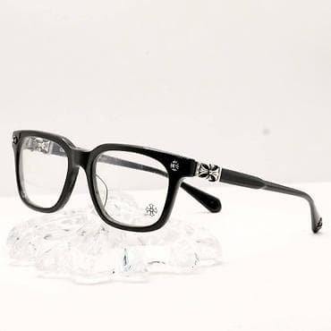 chrome hearts очки: Для зрения очки очки, Унисекс, Цвет оправы: Черный, Новый — 1